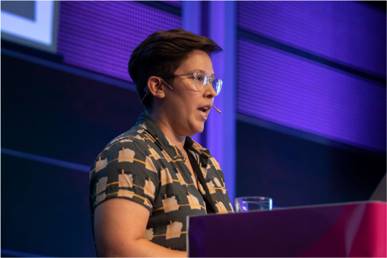 Yuraima Esteves's talk at React Norway